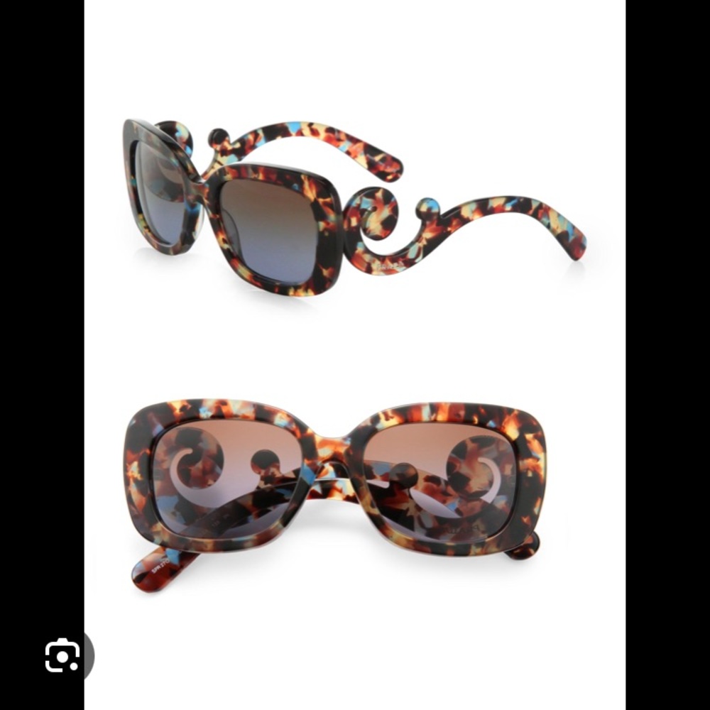 Prada baroque minimalist sunglasses